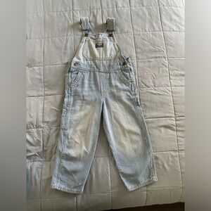 Striped overalls